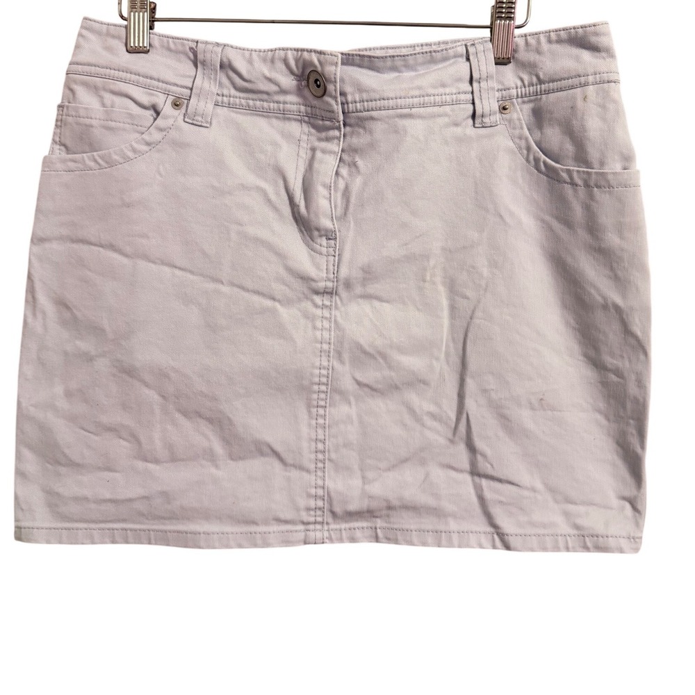 Tommy Hilfiger Denim Mini‎ Skirt Light Blue Size 8